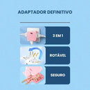Adaptador dobrável - 180 graus