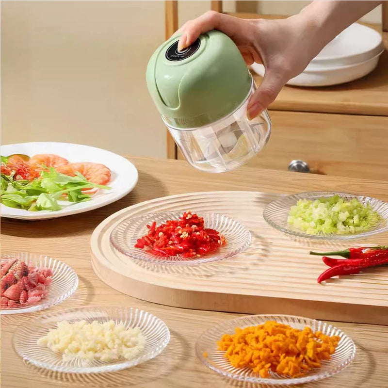 Mini Processador Elétrico Recarregável - 250ml