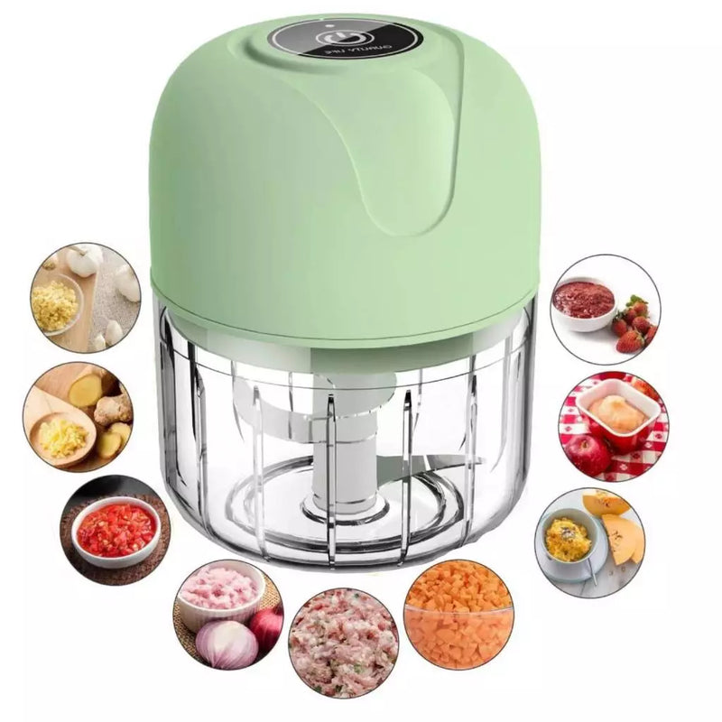 Mini Processador Elétrico Recarregável - 250ml